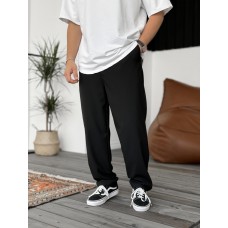 Стильні штани Baggy у чорному кольорі 