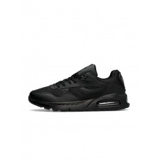 Кроссовки мужские Air Max Correlate All Black кожаные легкие повседневные весна осень лето черные