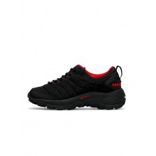 Кросівки чоловічі Ice Cap Moc 2 Gore Tex All Black Red водостійка тканина весна осінь літо чорні