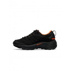 Кросівки чоловічі Ice Cap Moc 2 Gore Tex All Black Orange шкіряні зручні на кожен день чорні демісезонні