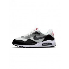 Кроссовки мужские Air Max Correlate White Black Red из натуральной кожи весна осень лето черные