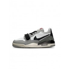 Кроссовки мужские Air Jordan Legacy 312 Low M Grey White Black кожаные легкие весна осень лето серые