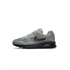 Кроссовки мужские Air Max Correlate Gray Black кожаные спортивные повседневные весна осень лето серые