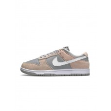 Чоловічі кросівки SB Dunk Low Beige Gray White з натуральної шкіри легкі повсякденні весна осінь літо бежеві