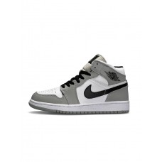 Nike Air Jordan 1 High Gray White Black Fur