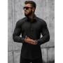 Рубашка (Slim Fit) Черный