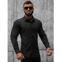 Рубашка (Slim Fit) Черный