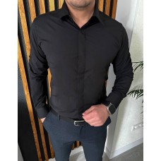 Сорочка (Slim Fit) Чорний