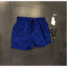 Темно-сині чоловічі пляжні шорти