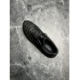 Легкі чоловічі кросівки із натуральної шкіри чорного кольору на весну-осінь