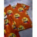 Удобный модный мужской летний костюм футболка и шорты casual оранжевый