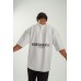 Крутая качественная мужская футболка оверсайз (oversize) “ABOFUCKINLUTELY” в светло-сером цвете