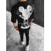 Крутая оверсайз футболка “Usual uspect , Mickey Mouse» в чёрном цвете