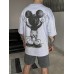 Крутая футболка “Usual suspect , Mickey Mouse» в светло-лиловом цвете