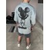Крутая футболка “Usual suspect , Mickey Mouse» в серо-зелёном цвете
