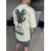 Крутая футболка “Usual suspect , Mickey Mouse» в лимонном цвете