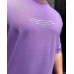 Крутая качественная мужская футболка овер сайз (oversize) «Always Be Positive” в фиолетовом цвете