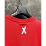 Крутая качественная красная мужская футболка овер сайз (oversize) «Always Be Positive”
