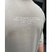 Пушечная оверсайз футболка «Always Be Positive” в бежевом цвете