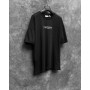 Крутая качественная мужская футболка оверсайз (oversize) «Always Be Positive” черная с принтом
