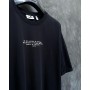 Крутая качественная мужская футболка оверсайз (oversize) «Always Be Positive” черная с принтом