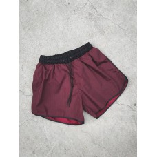 Стильные купальные шорты мужские из водоотталкивающей ткани Бордовый цвет