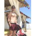 Стильные купальные шорты мужские из водоотталкивающей ткани Бордовый цвет