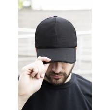 Мужская кепка бейсболка стильная легкая удобная черная | Унисекс бейсболки весна лето