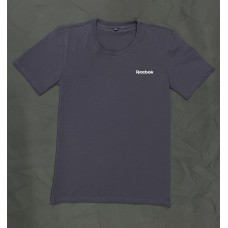 Легка класична чоловіча футболка на кожен день темно-сіра / Якісні футболки чоловічі брендові