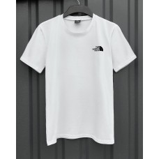 Легка класична чоловіча футболка повсякденна біла / Стильні футболки чоловічі брендові