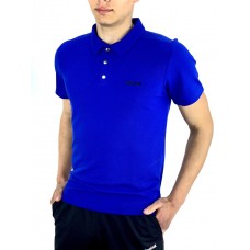 Стильная  polo футболка мужская летняя повседневная синяя | Футболки поло мужские брендовые