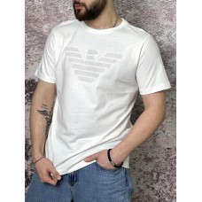 Легка класична чоловіча футболка повсякденна біла / Якісні футболки чоловічі брендові