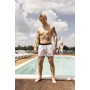 Модні купальні шорти чоловічі білі / Шорти пляжні чоловічі для купання