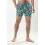Модні купальні шорти для чоловіків колір Зелений з малюнком / Шорти пляжні чоловічі для купання
