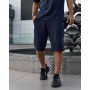 Модные трикотажные шорты мужские летние повседневные  оверсайз  синие / Шорты спортивные мужские трикотажные