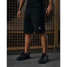 Модные трикотажные шорты для мужчин легкие на каждый день свободные  черные / Шорты спортивные мужские трикотажные