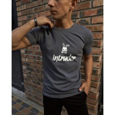 Летняя мужская футболка на каждый день серая | Качественные футболки мужские брендовые