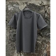 Летняя мужская футболка  повседневная серая | Стильные футболки мужские брендовые