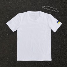 Літня класична чоловіча футболка повсякденна біла | Якісні футболки чоловічі брендові