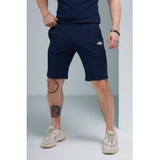 Стильные трикотажные шорты для мужчин летние повседневные свободные  синие / Шорты спортивные мужские трикотажные