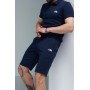 Стильні трикотажні шорти для чоловіків літні повсякденні  оверсайз  синього кольору / Шорти спортивні чоловічі трикотажні