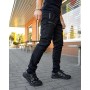 Круті котонові спортивні чоловічі штани легкі на кожен день весна осінь літо чорні | Спортивні брюки чоловічі