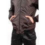 Куртка бомбер вітровка чоловіча зручна без капюшона коричнева весна осінь / Легка чоловіча куртка осіння