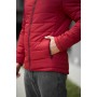 Теплая куртка мужская весенняя осенняя стеганая красная | Куртки мужские весна осень