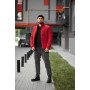 Комфортна куртка чоловіча весна-осінь стьобана червона | Куртки чоловічі весна осінь