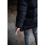 Куртка чоловіча пуховик тепла зимова з капюшоном чорна | Куртки чоловічі зима