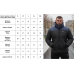 Комфортная куртка мужская пуховик теплая зима стеганая с капюшоном черная | Куртки мужские зима