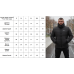 Комфортная куртка мужская пуховик теплая зима стеганая с капюшоном черная | Зимние мужские куртки