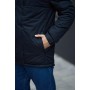 Комфортная куртка мужская пуховик теплая на зиму с капюшоном синяя | Зимние мужские куртки