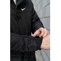Куртка чоловіча пуховик тепла парка з капюшоном чорна зима | Куртки чоловічі зима